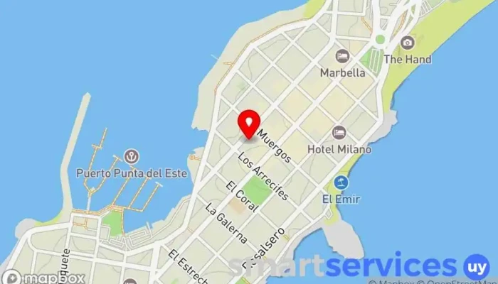mapa de Inmobiliaria Cánepa & Cánepa Agencia inmobiliaria en Punta del Este
