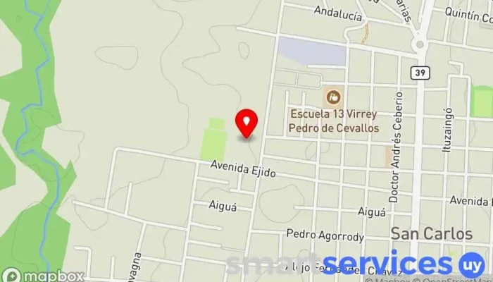 mapa de Inmobiliaria Coincidir Agencia inmobiliaria en San Carlos