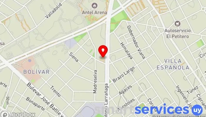 mapa de Instituto de Enseñanza Secundaria Nº64 Centro de educación secundaria en Montevideo
