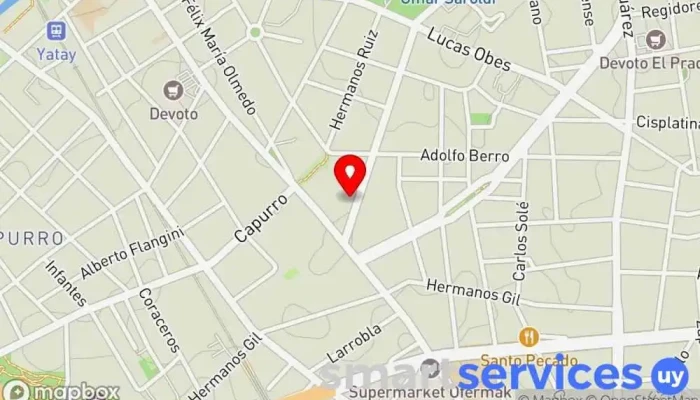 mapa de Instituto de los Jóvenes — IDEJO Colegio privado, Institución educativa, Centro de educación secundaria, Escuela preparatoria en Montevideo