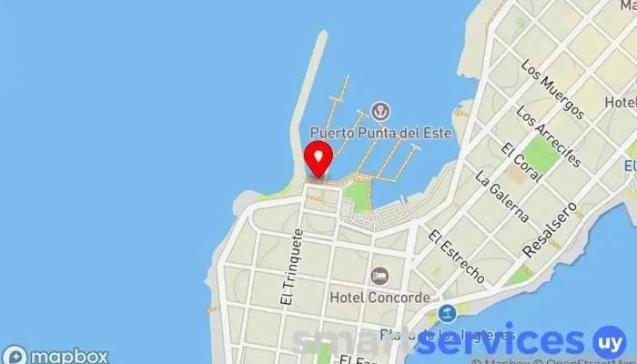 mapa de Isla de Lobos e Isla Gorriti - Crucero Samoa Agencia de excursiones en barco en Punta del Este