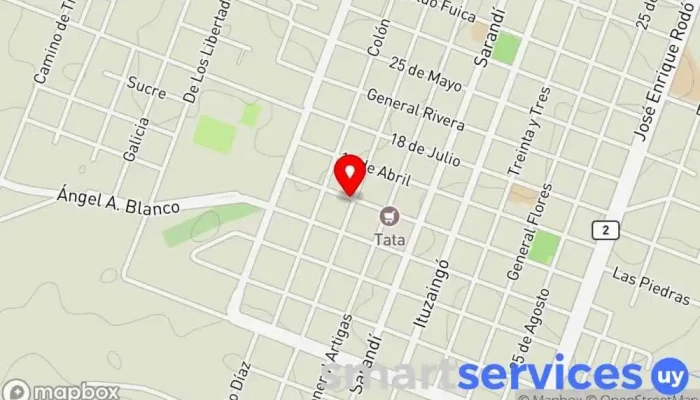 mapa de Itapi sa Empresa de transporte por camión, Empresa de mensajería en Rosario