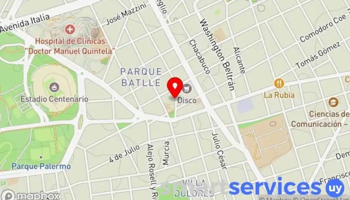 mapa de Jardin de Infantes 