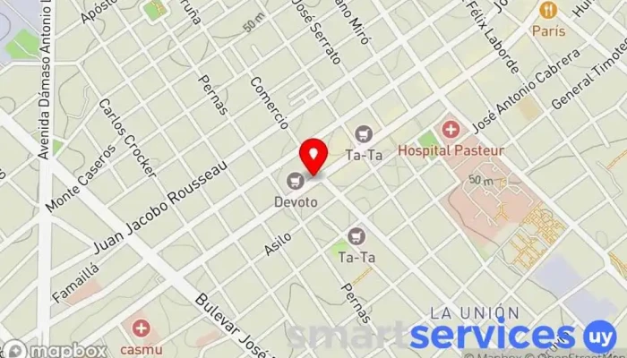 mapa de Joyeria Elizabeth Joyería en Montevideo