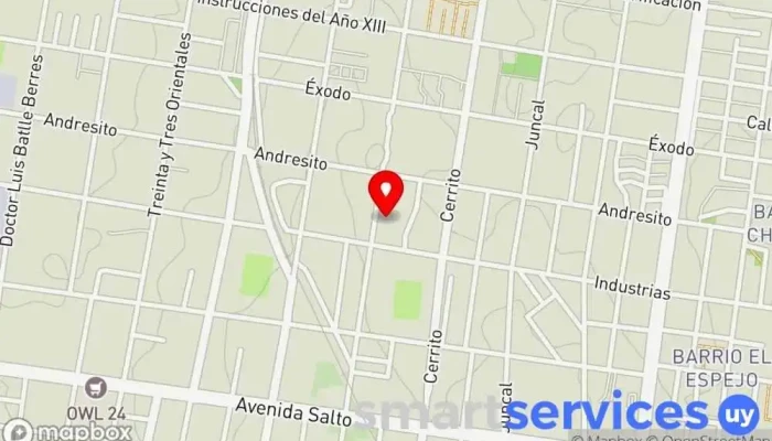 mapa de La OTRA Fm 104.5 Comunitaria Emisora de radio en Paysandú