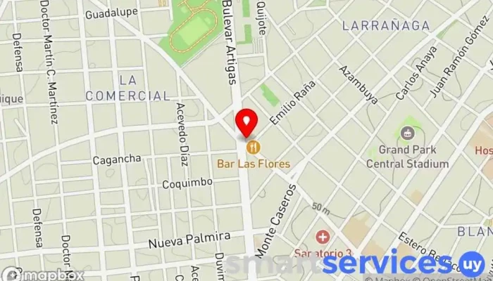 mapa de Liber Falco | Primaria - Inicial - Maternal Colegio privado, Guardería, Centro Head Start, Jardín de infancia, Centro de educación preescolar en Montevideo