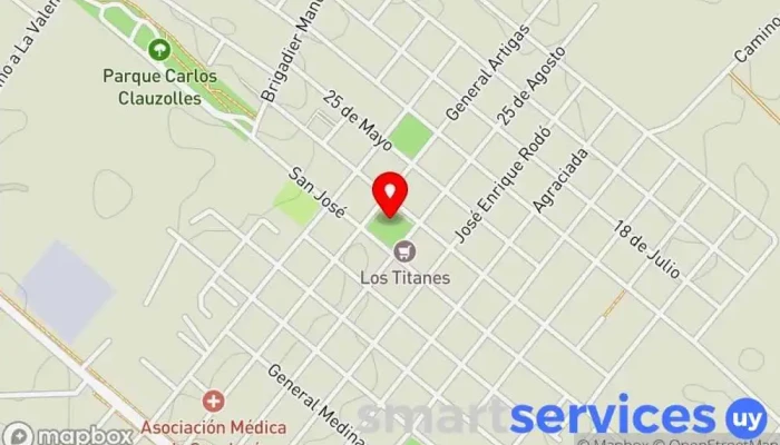 mapa de Libertad San José Diseñador gráfico en Libertad