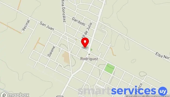 mapa de Liceo Ciudad Rodríguez Instituto de secundaria en Rodríguez