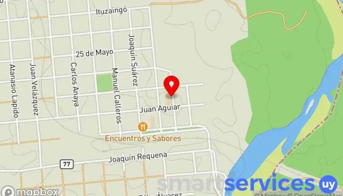 mapa de Liceo de 25 de agosto 