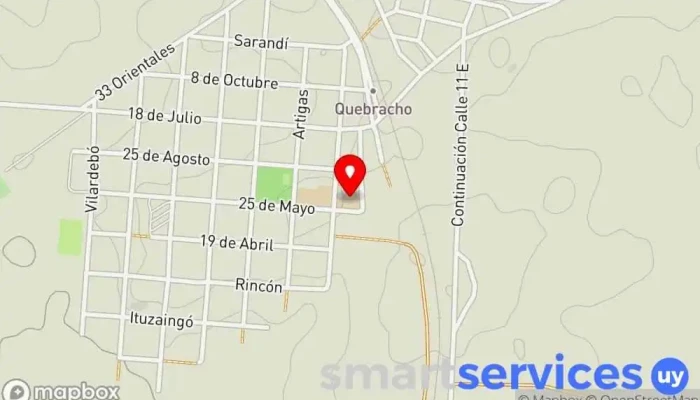 mapa de Liceo de Quebracho Educación en Quebracho