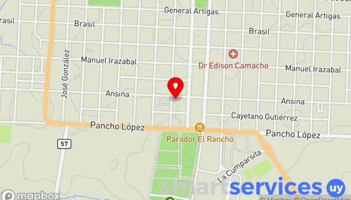 mapa de Liceo Departamental Numero 2 
