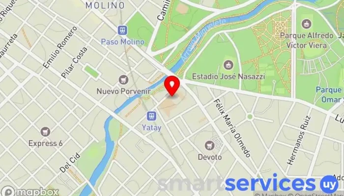 mapa de Liceo N° 71 Centro de educación secundaria en Montevideo
