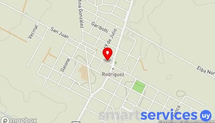 mapa de Liceo Nº 2 de Rodríguez Instituto de secundaria en Rodríguez