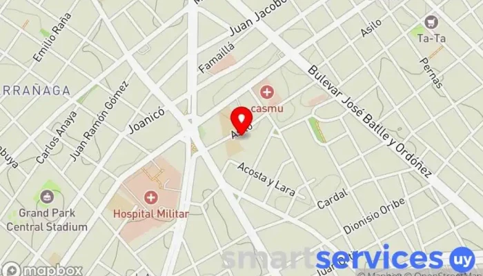 mapa de Liceo Nº 55 e Centro de educación secundaria en Montevideo