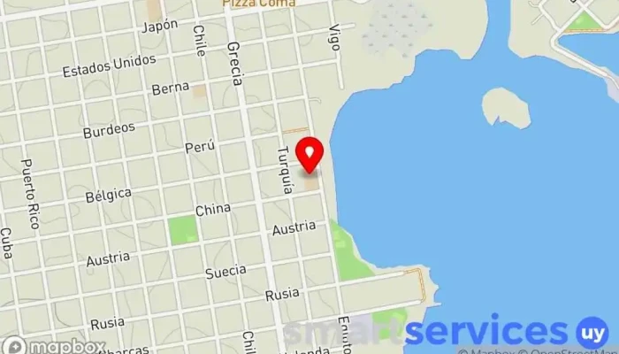 mapa de Liceo Nº 61 Cerro Centro de educación secundaria en Montevideo