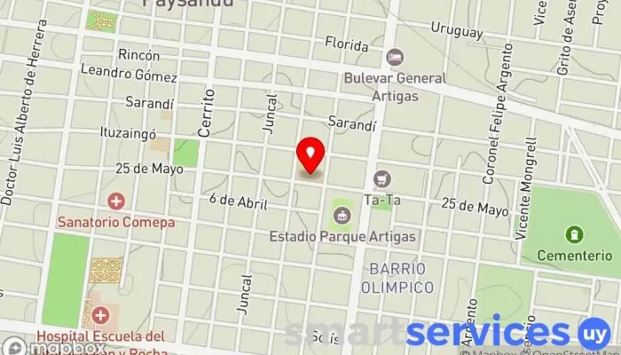 mapa de Liceo Nº 7 