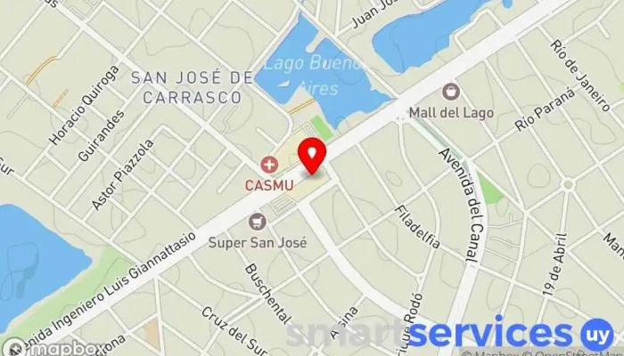 mapa de LIFE Cinemas Cine en Ciudad de la Costa