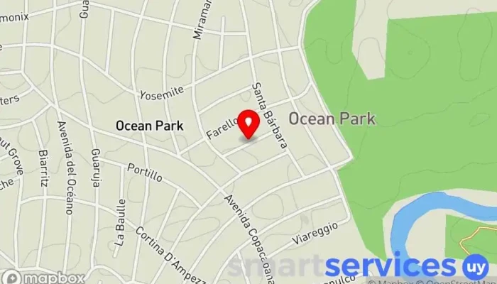 mapa de Localgit Agencia de viajes en Ocean Park