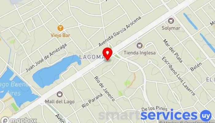 mapa de Look Servicios ópticos Óptica en Ciudad de la Costa