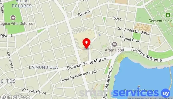 mapa de Lotus Club Discoteca en Montevideo