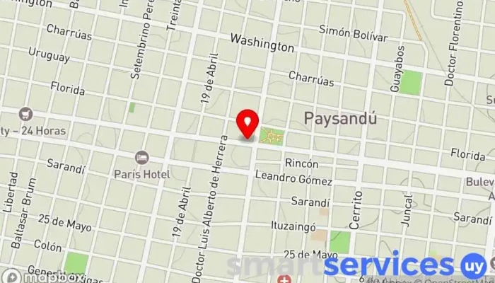 mapa de Luciano | Joyería y Óptica Joyería, Óptica en Paysandú