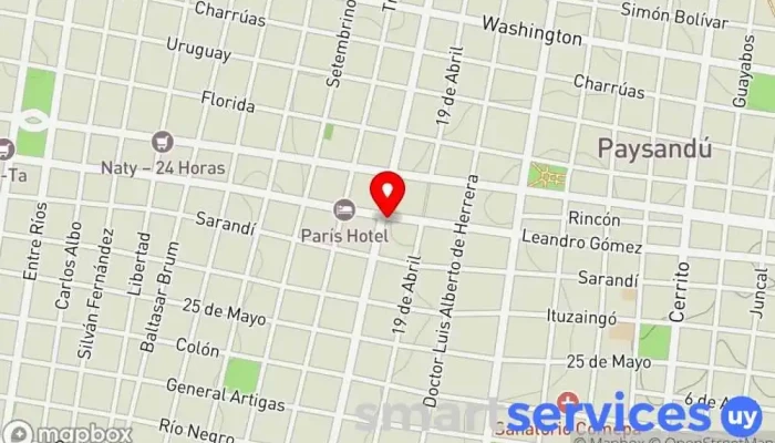 mapa de Mamba Negra Paysandú Joyería, Óptica, Relojería en Paysandú