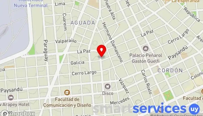 mapa de MC Performance Tienda de equipos estéreo para automóviles en Montevideo
