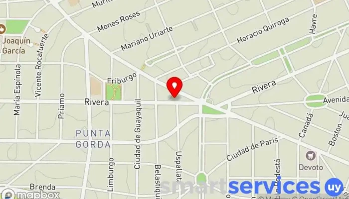 mapa de Mejor Uruguay Turismo Agencia de viajes en Montevideo