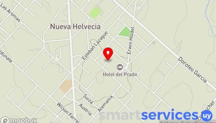 mapa de Micentro  en Nueva Helvecia