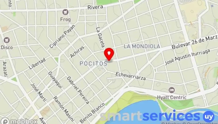 mapa de Montevideo Kids Escuela en Montevideo