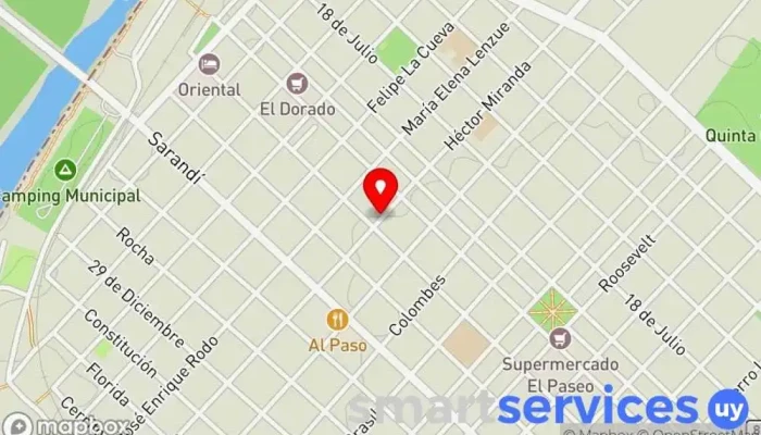 mapa de Municipio de Santa Lucía Diputación en Santa Lucía