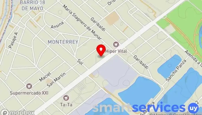 mapa de Nacho Inciarte Automóviles - Multimarca Compraventa de automóviles, Concesionario de automóviles en Ciudad de la Costa