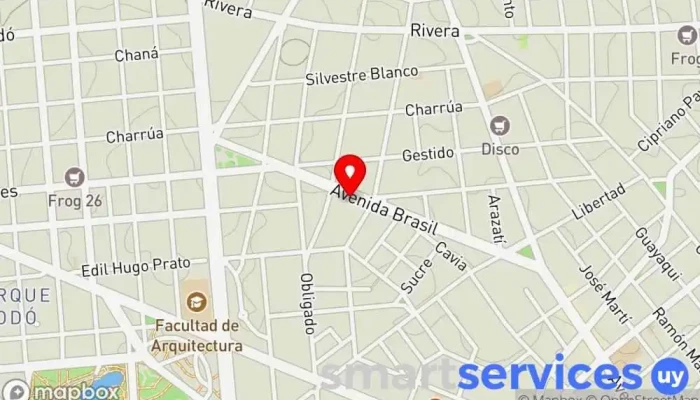 mapa de Natal 29 Farmacia en Montevideo