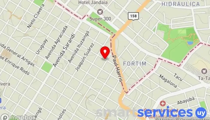 mapa de Nivelar Negocios Agencia inmobiliaria en Rivera