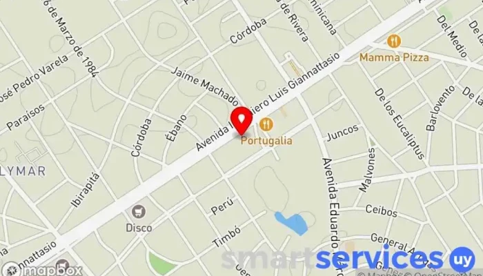 mapa de Optica Canelones Óptica en Ciudad de la Costa