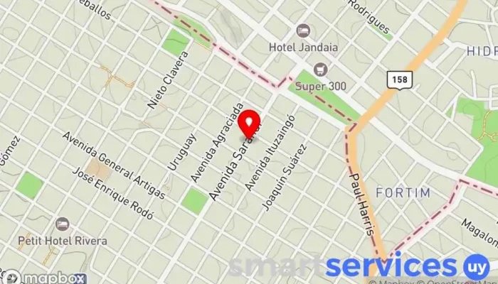 mapa de Óptica Central Optometrista, Proveedor de lentes de contacto, Óptica, Tienda de gafas de sol en Rivera