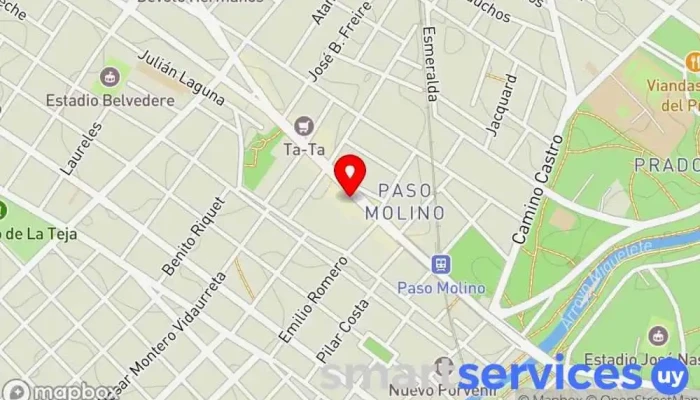mapa de Óptica Decesare y Bentancor Óptica en Montevideo