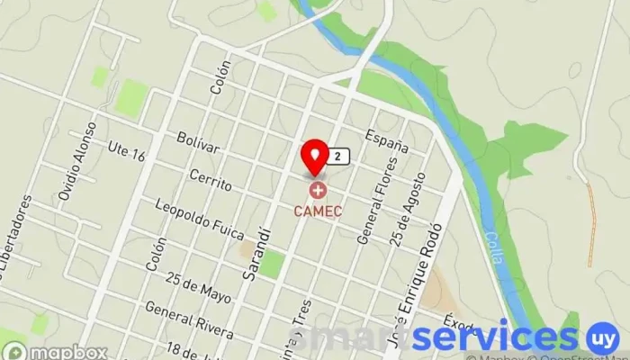 mapa de OPTICA DELFINO ROSARIO Optometrista en Rosario