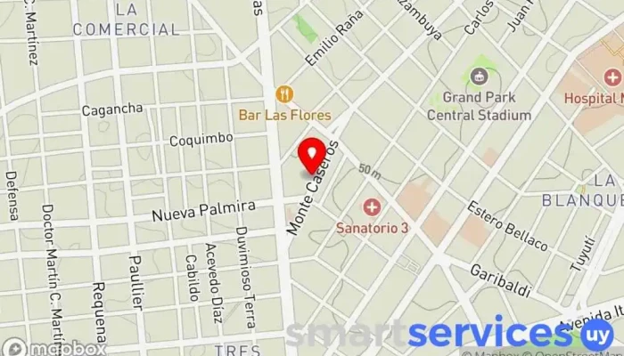 mapa de OPTICA DIGITAL Óptica en Montevideo