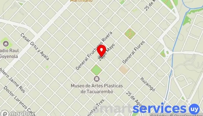 mapa de Optica Florida Óptica en Tacuarembó