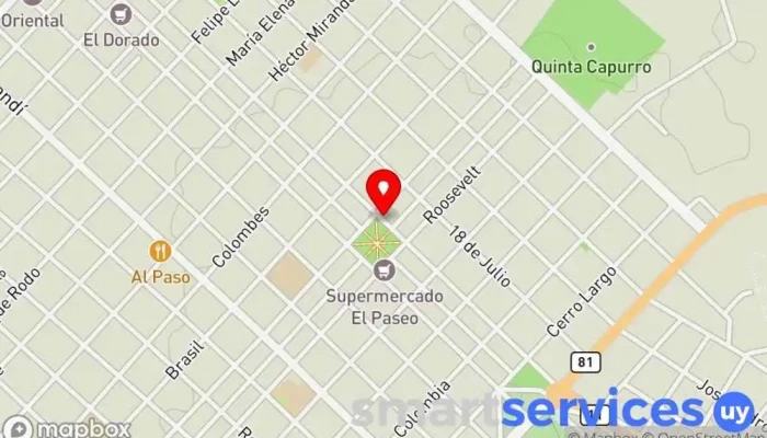 mapa de Optica Lanz Óptica en Santa Lucía