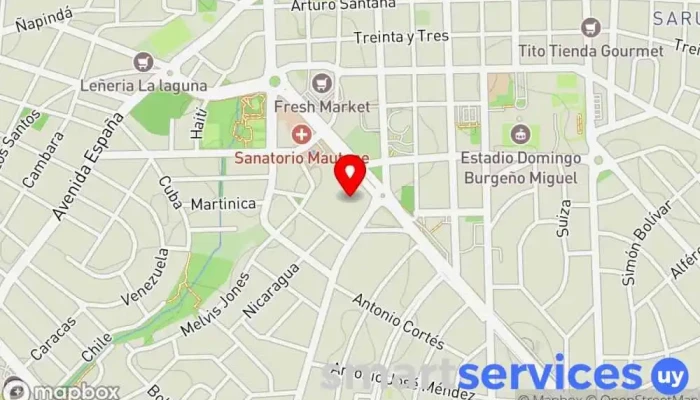 mapa de Óptica Meerhoff Atlántico Shopping Óptica en Punta del Este