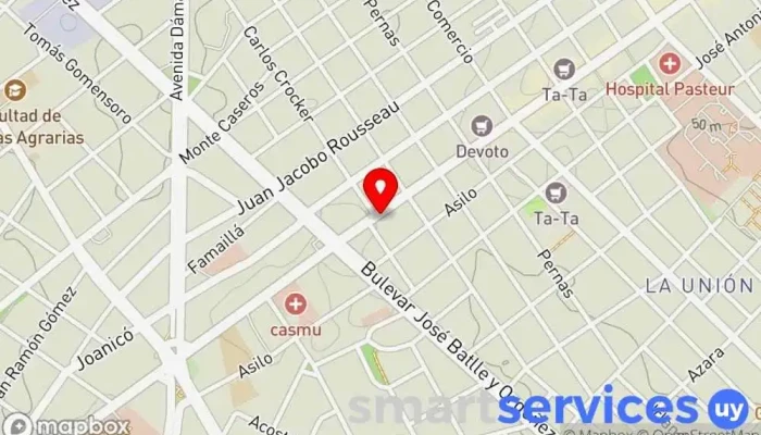 mapa de Óptica Parhelio Óptica en Montevideo
