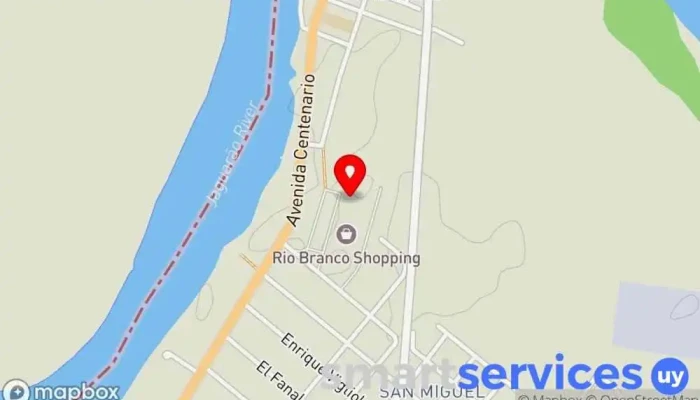 mapa de Optica Visión III  en Rio Branco
