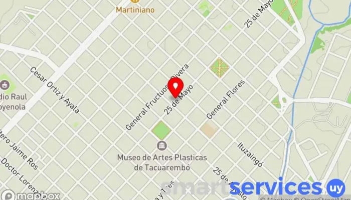 mapa de Óptica Visión Óptica en Tacuarembó