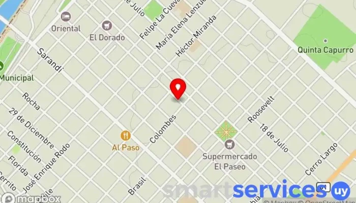 mapa de Opticabrera Óptica en Santa Lucía