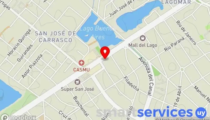 mapa de Optivision - Soluciones Opticas Óptica en Ciudad de la Costa