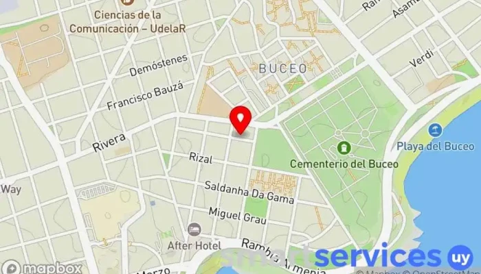 mapa de ORIENTAL FILMS  en Montevideo