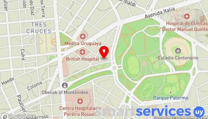 mapa de Our Kids Escuela en Montevideo