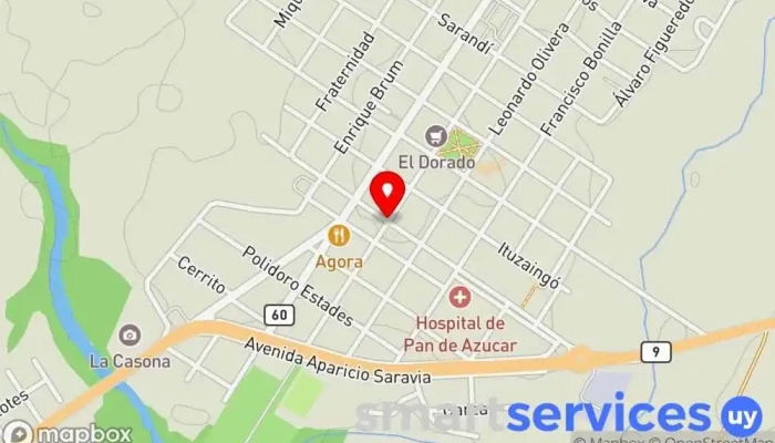 mapa de Pan de Azúcar  en Pan de Azúcar